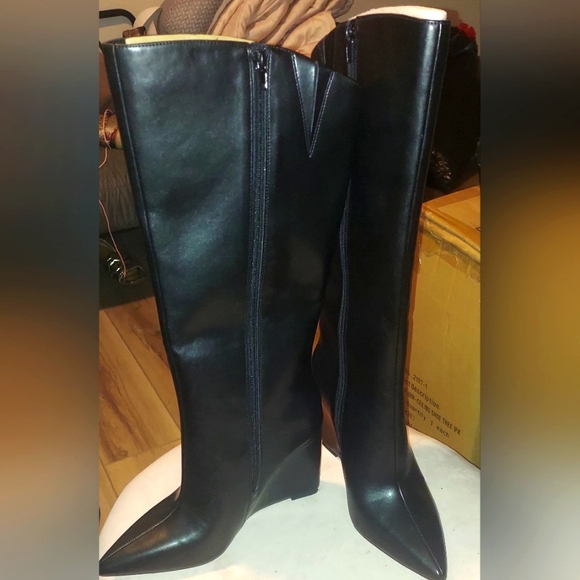 INC International Concepts Shoes - - I.N.C.  Knee High WEDGE Boots size 9 NEW